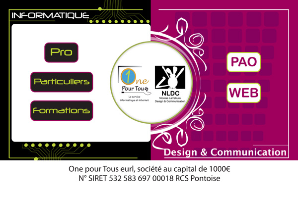 One pour Tous eurl, service informatique et agence de communication